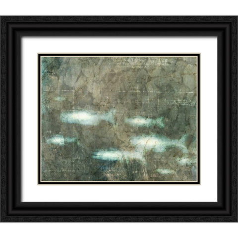 New School II Black Ornate Wood Framed Art Print with Double Matting by Vision Studio