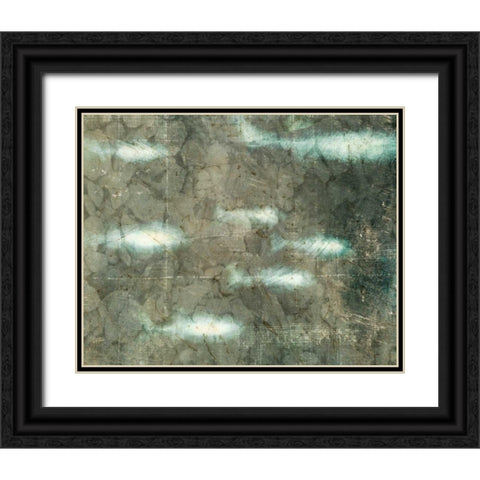 New School III Black Ornate Wood Framed Art Print with Double Matting by Vision Studio