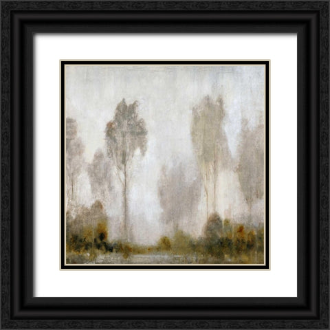 Misty Marsh I Black Ornate Wood Framed Art Print with Double Matting by OToole, Tim