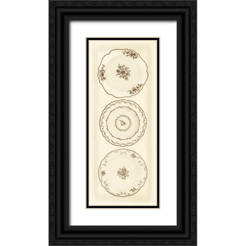 Sevres Porcelain Panel I Black Ornate Wood Framed Art Print with Double Matting by Garnier