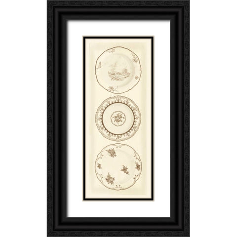 Sevres Porcelain Panel II Black Ornate Wood Framed Art Print with Double Matting by Garnier