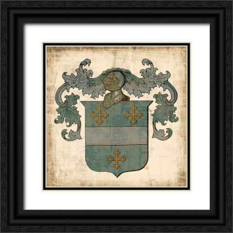 Noble Heritage III Black Ornate Wood Framed Art Print with Double Matting by Vision Studio