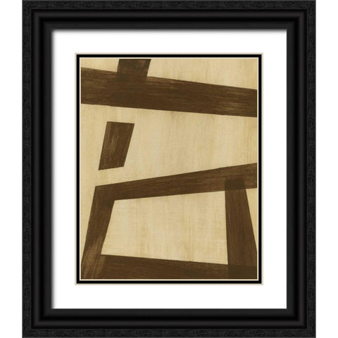 Inversion I Black Ornate Wood Framed Art Print with Double Matting by Vision Studio