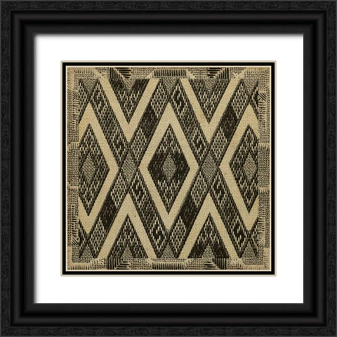 Kuba Detail I Black Ornate Wood Framed Art Print with Double Matting by Vision Studio