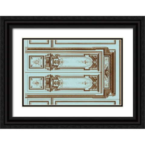 French Salon Doors II Black Ornate Wood Framed Art Print with Double Matting by Vision Studio