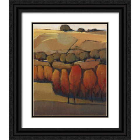 On the Ridge II Black Ornate Wood Framed Art Print with Double Matting by OToole, Tim