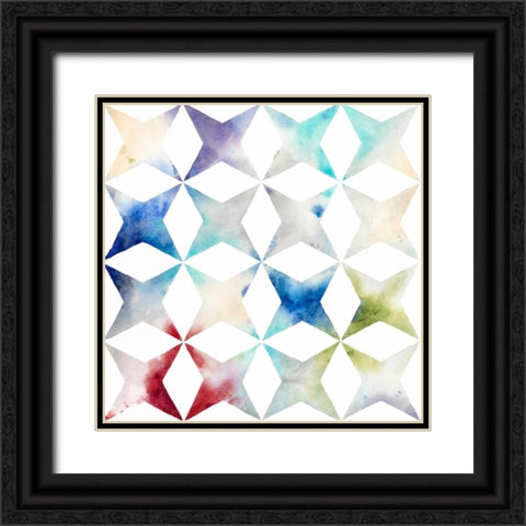 Pattern Blur II Black Ornate Wood Framed Art Print with Double Matting by Meagher, Megan