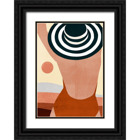 Sunseeker Collection B Black Ornate Wood Framed Art Print with Double Matting by Borges, Victoria