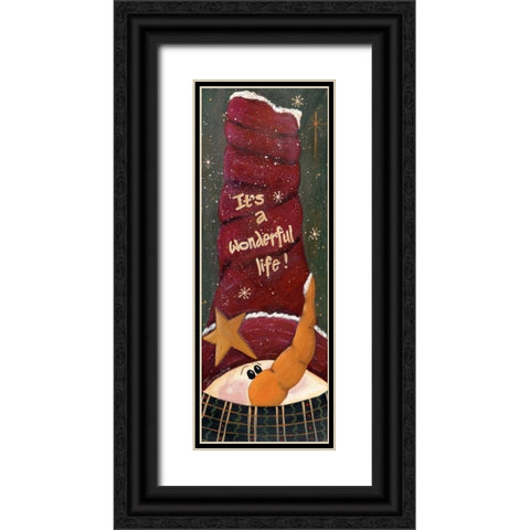 Wonderful Life Black Ornate Wood Framed Art Print with Double Matting by Moulton, Jo