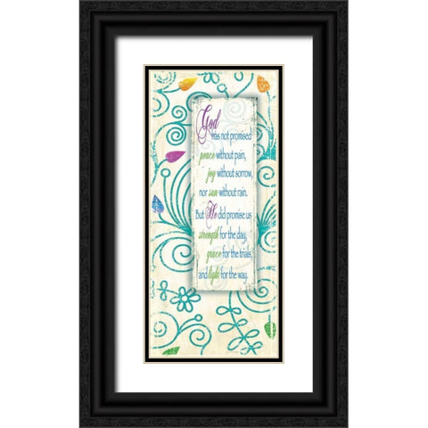 Promise Black Ornate Wood Framed Art Print with Double Matting by Moulton, Jo