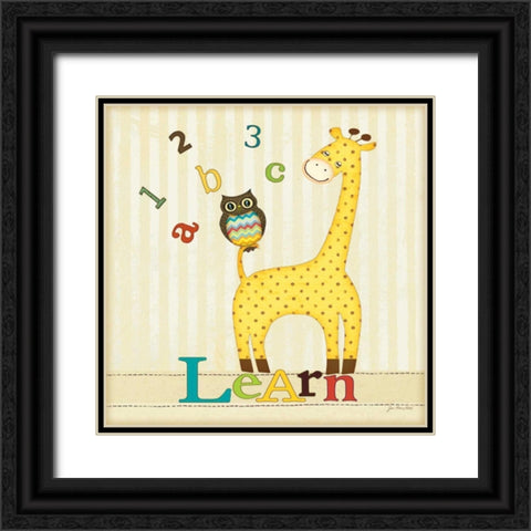 Learn Black Ornate Wood Framed Art Print with Double Matting by Moulton, Jo