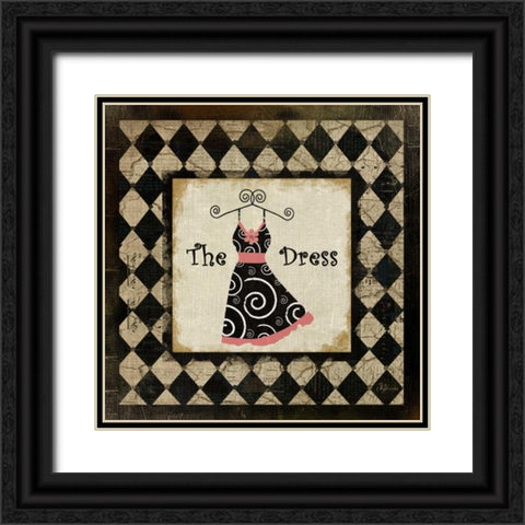 The Dress Black Ornate Wood Framed Art Print with Double Matting by Pugh, Jennifer