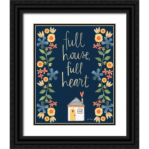 Full Heart Black Ornate Wood Framed Art Print with Double Matting by Doucette, Katie