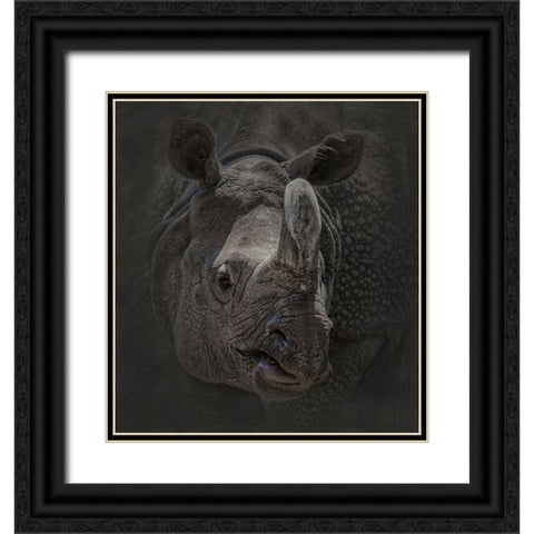 Man with an Attitude Black Ornate Wood Framed Art Print with Double Matting by Parker, Kelley