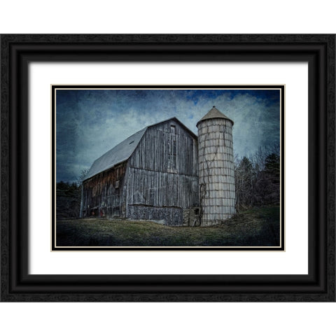 Still Standing Black Ornate Wood Framed Art Print with Double Matting by Parker, Kelley