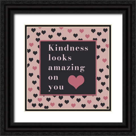 Kindness Black Ornate Wood Framed Art Print with Double Matting by Murdock, Ramona