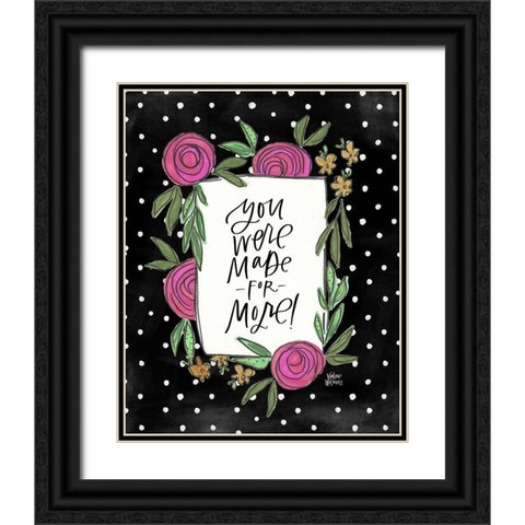 More Black Ornate Wood Framed Art Print with Double Matting by Wieners, Valerie