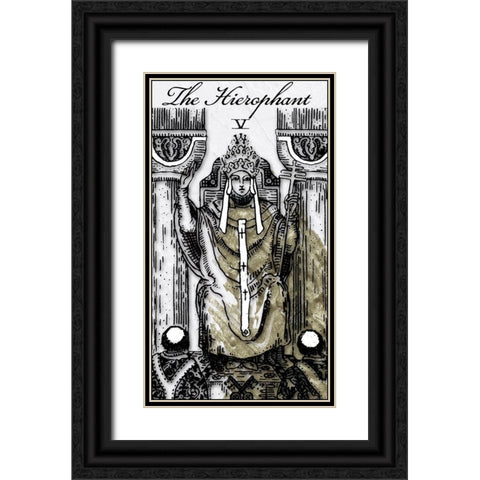 The Hierophant Black Ornate Wood Framed Art Print with Double Matting by Sommers, Mindy