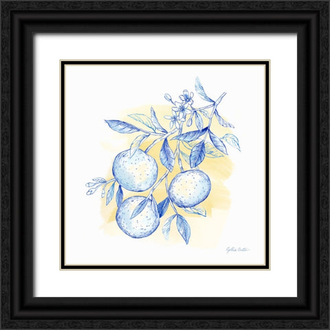 Mediterranean Breezes V Black Ornate Wood Framed Art Print with Double Matting by Coulter, Cynthia