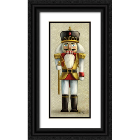 Christmas Nutcracker  I Black Ornate Wood Framed Art Print with Double Matting by Milan, Vittorio