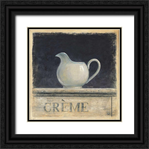 Cafe De Provence Black Ornate Wood Framed Art Print with Double Matting by Fisk, Arnie