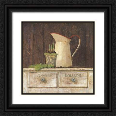 Romarin Black Ornate Wood Framed Art Print with Double Matting by Fisk, Arnie