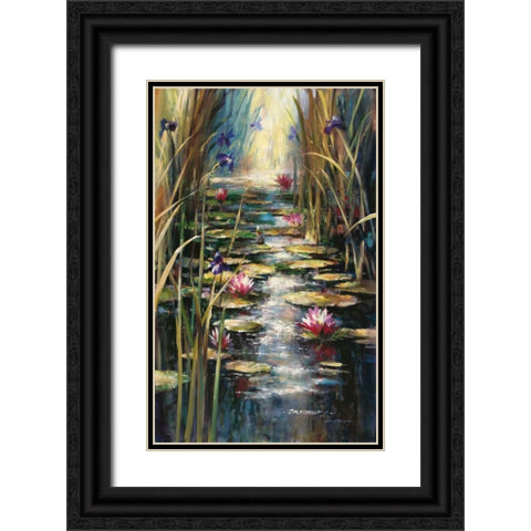 Impressionists Summer Black Ornate Wood Framed Art Print with Double Matting by Heighton, Brent