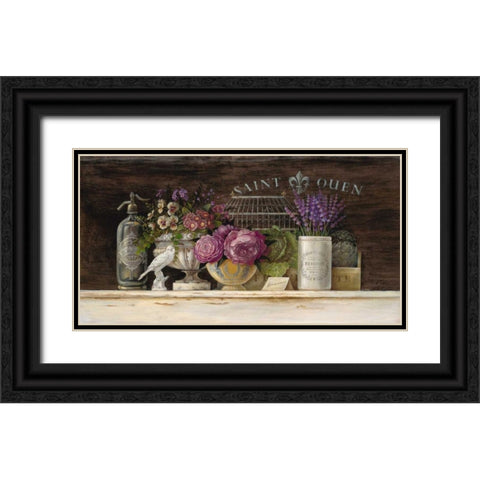Saint Ouen Vignette Black Ornate Wood Framed Art Print with Double Matting by Staehling, Angela