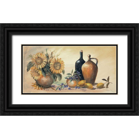 Stillife I Black Ornate Wood Framed Art Print with Double Matting by Schottler, Katharina
