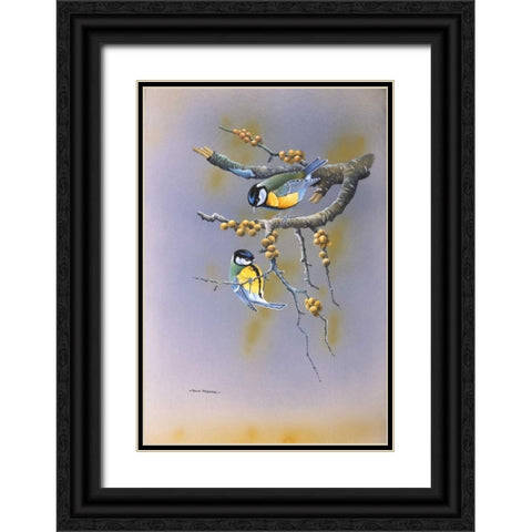 Together Black Ornate Wood Framed Art Print with Double Matting by Weenink, Ruud