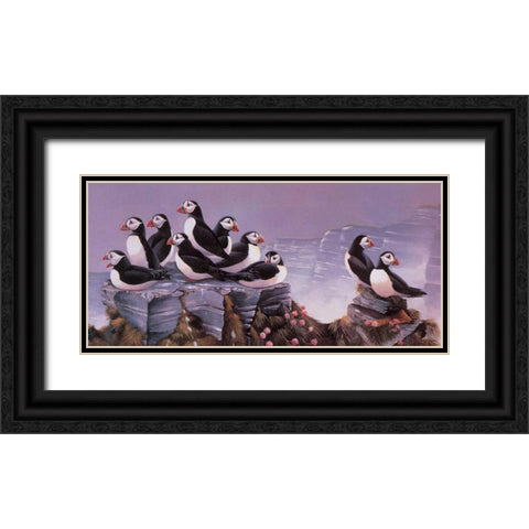 All together now II Black Ornate Wood Framed Art Print with Double Matting by Weenink, Ruud