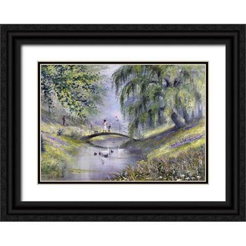 Surrounded by nature Black Ornate Wood Framed Art Print with Double Matting by Withaar, Reint