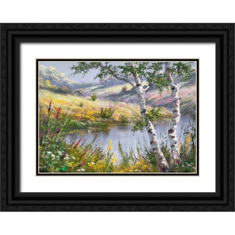 After a storm Black Ornate Wood Framed Art Print with Double Matting by Withaar, Reint