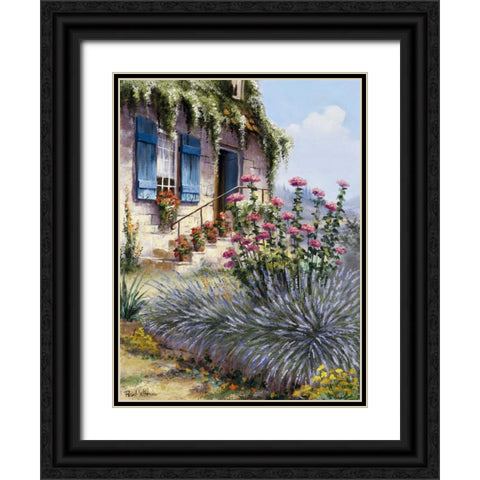 Dune Black Ornate Wood Framed Art Print with Double Matting by Withaar, Reint