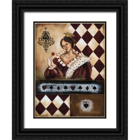 Casino VI Black Ornate Wood Framed Art Print with Double Matting by Fields, Wendy