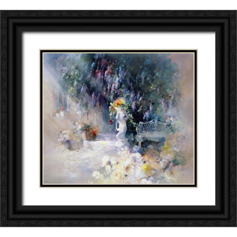 Ornament Black Ornate Wood Framed Art Print with Double Matting by Haenraets, Willem