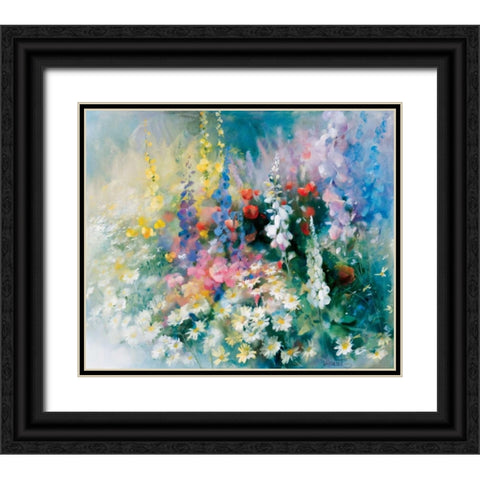 Roadside Black Ornate Wood Framed Art Print with Double Matting by Haenraets, Willem