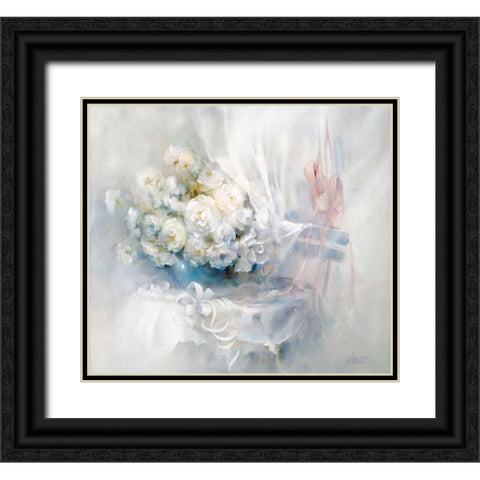 Eye pleasing Black Ornate Wood Framed Art Print with Double Matting by Haenraets, Willem