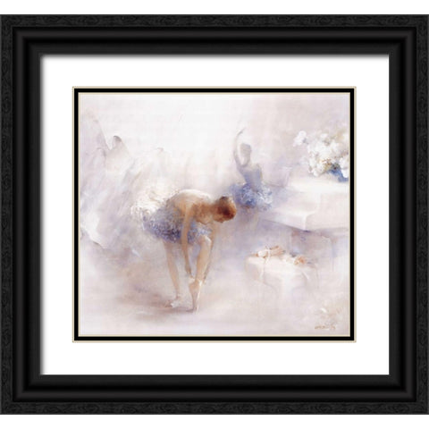 Audition Black Ornate Wood Framed Art Print with Double Matting by Haenraets, Willem