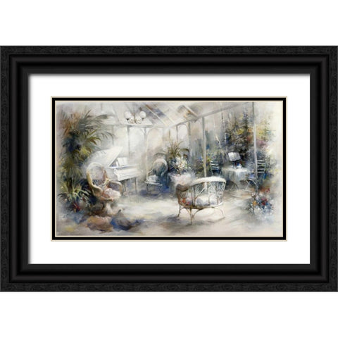 Inspiration Black Ornate Wood Framed Art Print with Double Matting by Haenraets, Willem