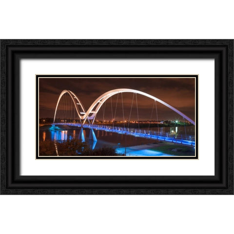 AF20121005 Middlesbrough 117 Black Ornate Wood Framed Art Print with Double Matting by Frank, Assaf