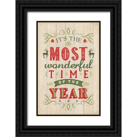 The Most Wonderful Black Ornate Wood Framed Art Print with Double Matting by Marrott, Stephanie