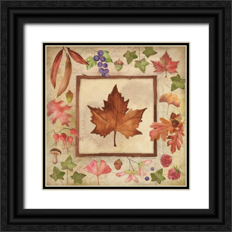 Maple of Fall 1 Black Ornate Wood Framed Art Print with Double Matting by Marrott, Stephanie