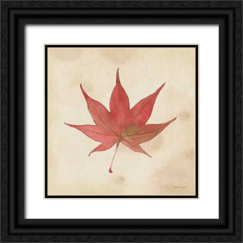 Japanese In Fall Black Ornate Wood Framed Art Print with Double Matting by Marrott, Stephanie