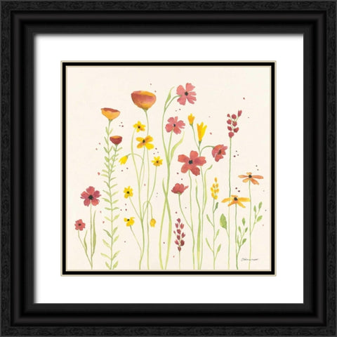 Spring Garden Black Ornate Wood Framed Art Print with Double Matting by Marrott, Stephanie