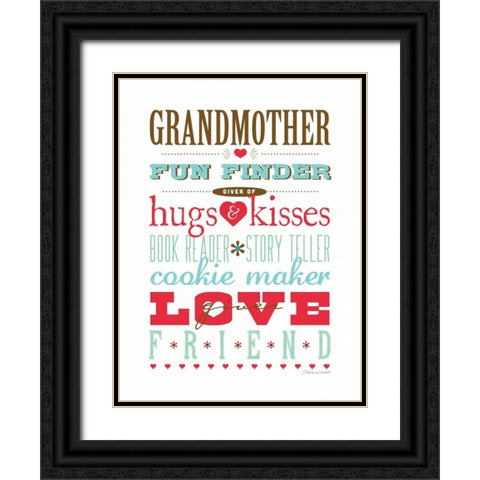 Grandmother II Black Ornate Wood Framed Art Print with Double Matting by Marrott, Stephanie