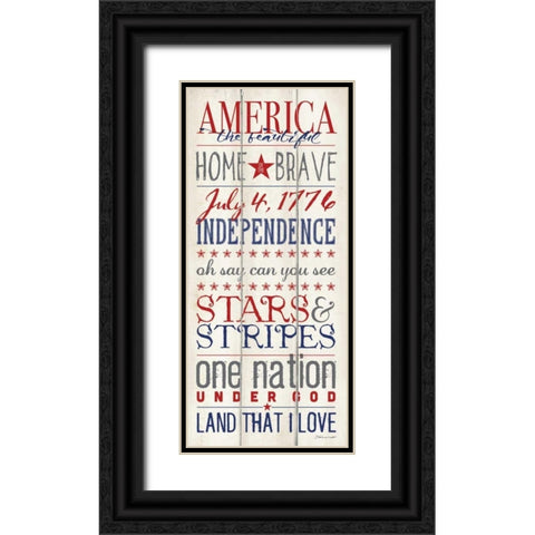 American Black Ornate Wood Framed Art Print with Double Matting by Marrott, Stephanie