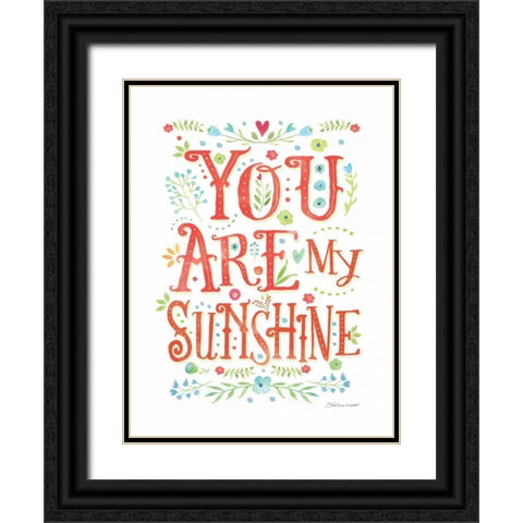 Sunshine Black Ornate Wood Framed Art Print with Double Matting by Marrott, Stephanie