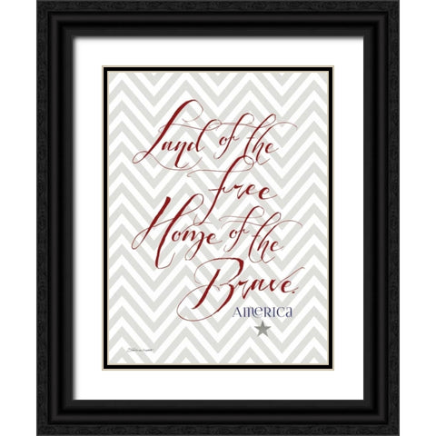 Brave Black Ornate Wood Framed Art Print with Double Matting by Marrott, Stephanie