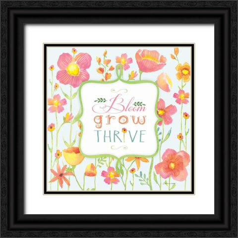 Thrive Black Ornate Wood Framed Art Print with Double Matting by Marrott, Stephanie